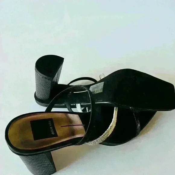 NEW! Dolce Vita Prisma Toe Loop Heel Sandals - Picture 6 of 7